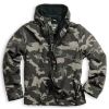 Bunda Windbreaker zipper blackcamo