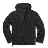 Bunda windbreaker zipper černá